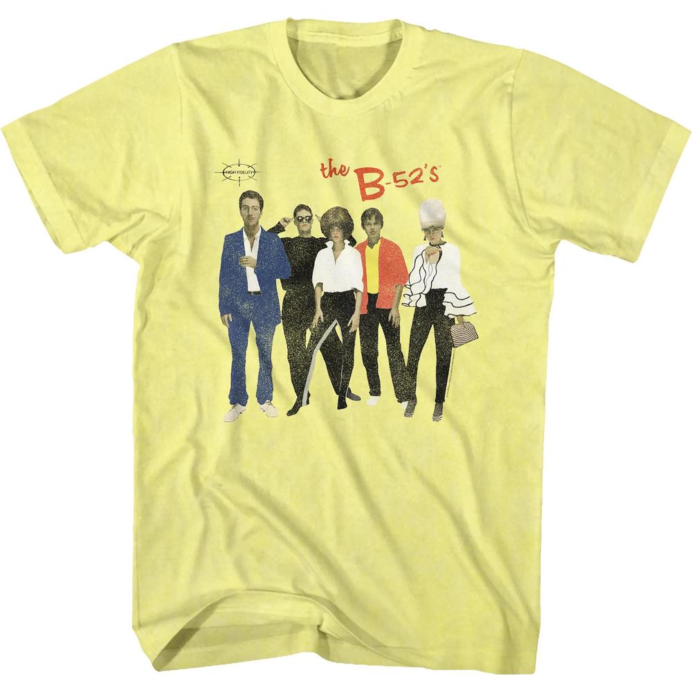 The B-52's Graphic Tee in Pale Yellow
